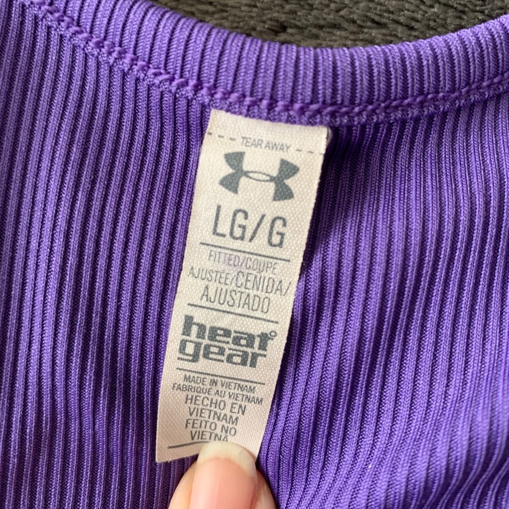 Under Armour Women’s Athletic Tanks - Black and Purple 2 pk Large - Picture 8 of 12